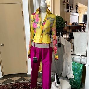 Vintage Dolce & Gabbana Chiffon Silk Blouse